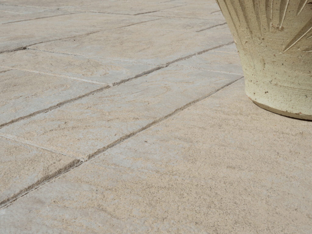 Pavimentp effetto pietra Calcestruzzo stampato per esterni